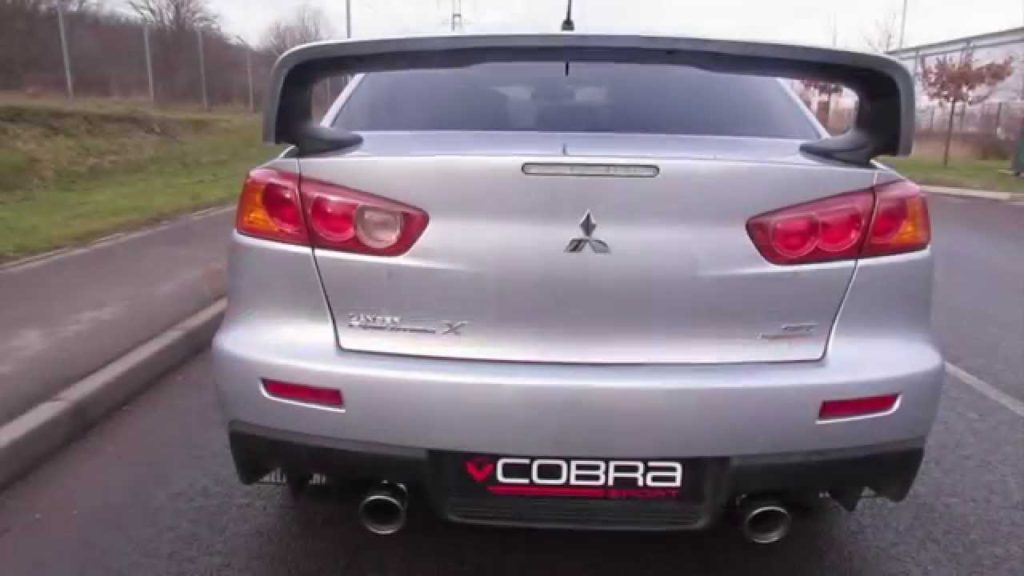 Mitsubishi Lancer EVO X 10 Cobra Sport Exhaust (3" Bore - Resonated) (MT31)