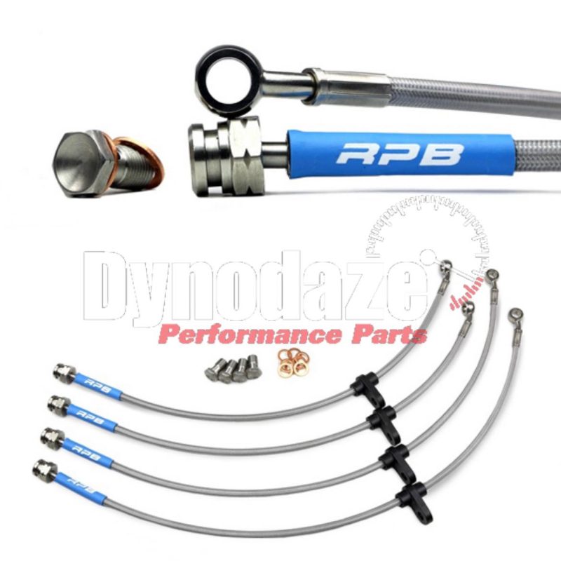 RACING PERFORMANCE BRAKE LINES HOSES JAZZ 01-08HONDA