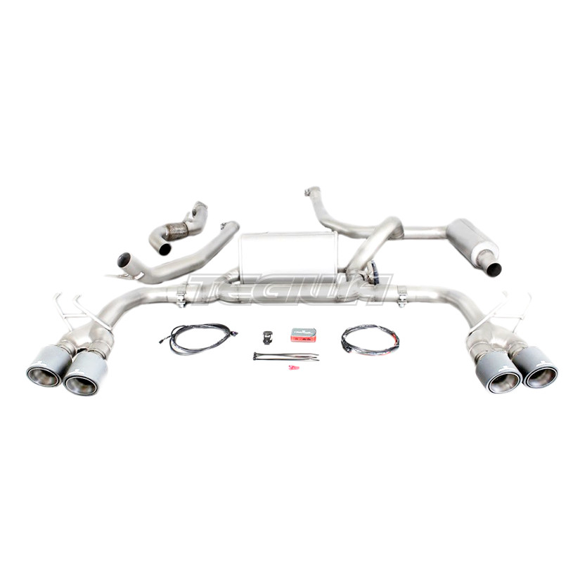 REMUS VALVETRONIC CAT BACK EXHAUST SYSTEM BRUSHED CHROME TIPS HONDA CIVIC TYPE R FK2 15+