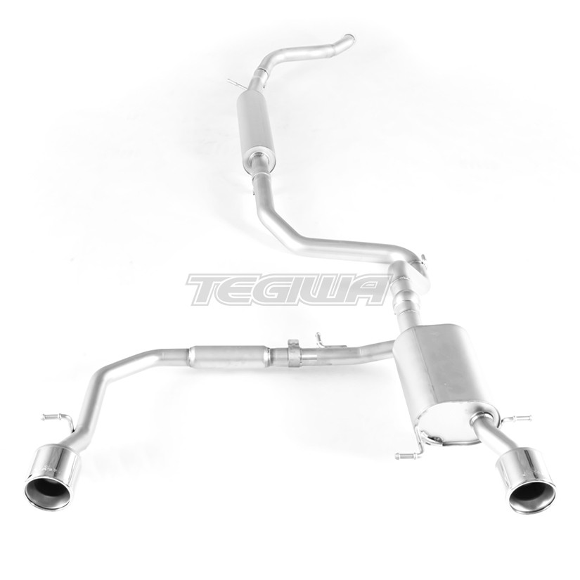 Remus Resonated Cat Back System Left/Right With 854018 1580 Tips Suzuki Swift Type AZ 1.4 Turbo Sport 18-