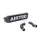 Airtec Pro-Series Black Front Mount Intercooler Toyota Yaris GR 20+ White Airtec Logo