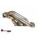 SPEEDFACTORY STAINLESS STEEL TURBO MANIFOLD SIDEWINDER STYLE K SERIES DIVIDED T4 W TWIN 38MM V-BAND TIAL WG