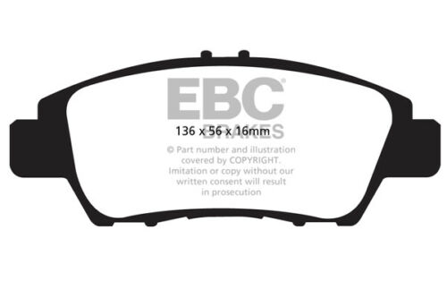 EBC GreenStuff Front Brake Pads for Honda CR-Z 1.5 hybrid 2010-