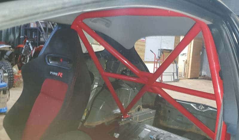 JC Clubsport Honda Civic Fn2 Half Roll Cage